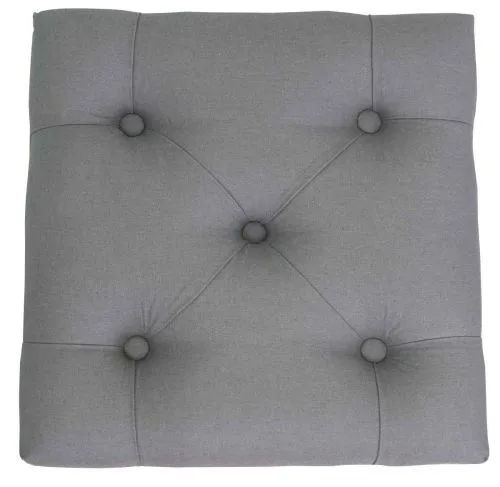 Пуф прованс Elia Small Grey 50*41*41 см фото 3
