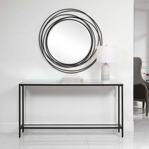 Консольный столик Hayley Black Uttermost 79*26*153 см фото 3
