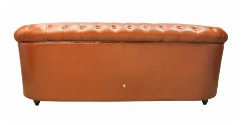 Трехместный диван CHESTERFIELD Karo brown 3S коричневый, 184х76х74 см фото 3