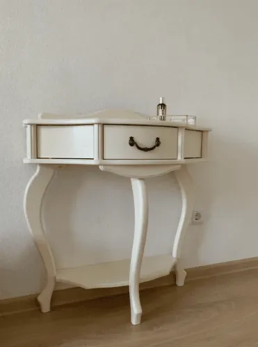 Консоль с ящиками мдф/шпон, цвет слоновая кость 86*30*79 см фото 5