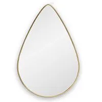 Droppe Gold Зеркало в тонкой раме Smal