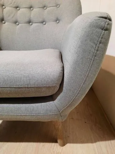Кресло мягкое FULLER GREY серый фото 7