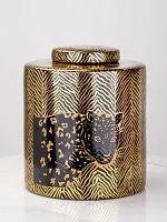 Ваза с крышкой Леопард 20x20x25см