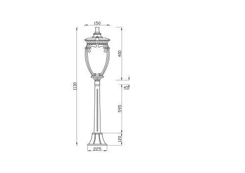 Ландшафтный светильник Outdoor O414FL-01BZ1 фото 9