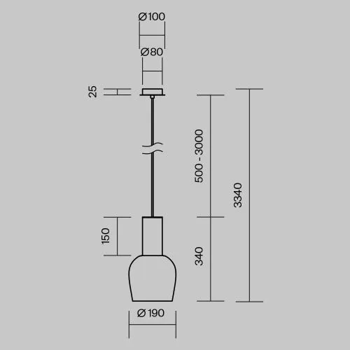 Подвесной светильник Maytoni MOD414PL-L7G3K фото 12