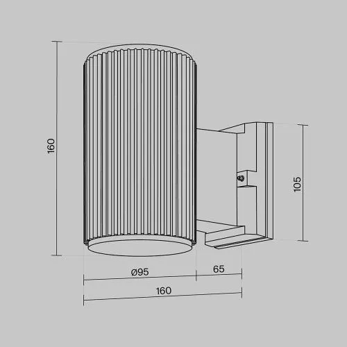 Уличный настенный светильник Outdoor O419WL-01W фото 17