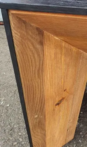 Консоль Wooden Vintage Loft в скандинавском стиле 80*40*120 см фото 3