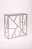 Консольный стол 1053-CS grey серебряный AllConsoles 80x35x80