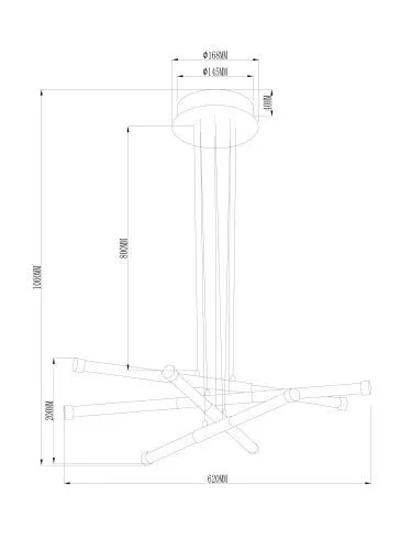 Подвесной светильник Freya FR6098PL-L64BZ фото 3