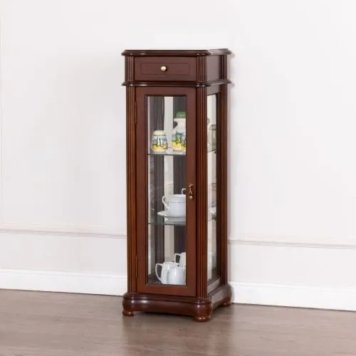 Витрина низкая 13 Nogal Claro IDC 97*35*35 см