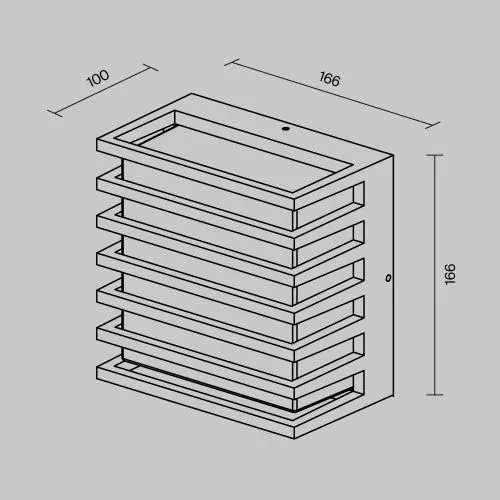 Уличный настенный светильник Outdoor O020WL-L10B3K фото 8