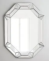 Зеркало настенное в раме Джанет silver, серебро 81*4*55 см