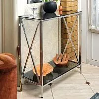 Консольный стол 1033-CS grey серебряный AllConsoles 80x35x80