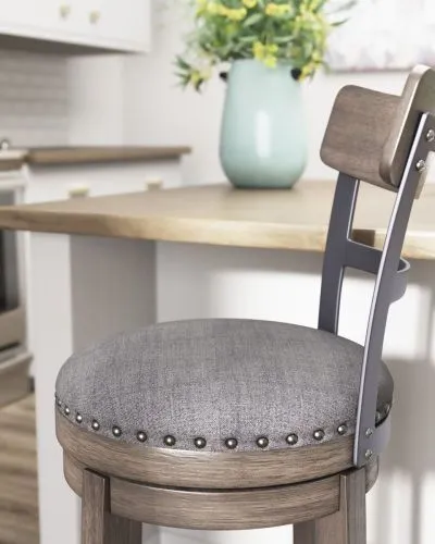 D388-224 Барный стул вращающийся Caitbrook Ashley Furniture фото 2