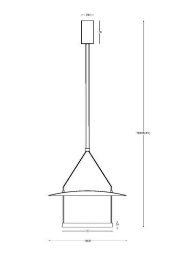 Подвесной светильник Maytoni MOD280PL-L30B3K фото 3