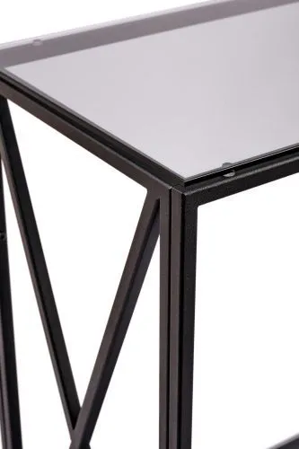 Консольный стол 1031-CB grey черный муар AllConsoles 100x35x80 фото 9