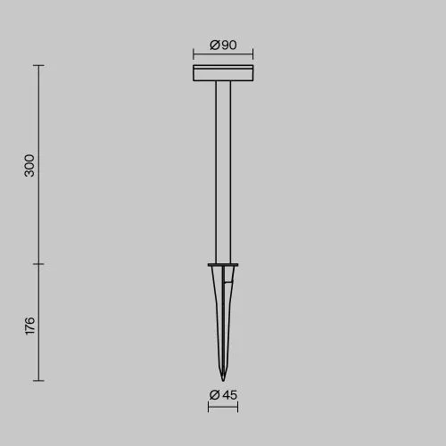 Ландшафтный светильник Outdoor O503FL-L4B3K фото 15