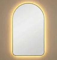 Arch M LED Gold Зеркало в раме с подсветкой
