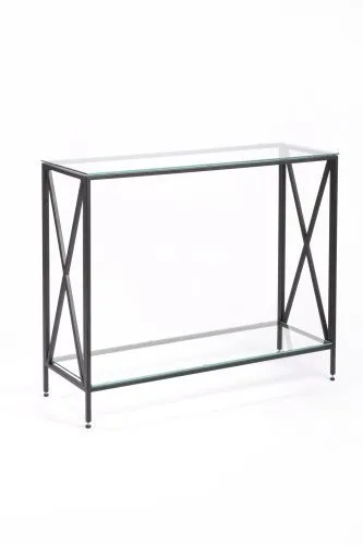 Консольный стол 1031-CB clear черный муар AllConsoles 100x35x80 фото 8