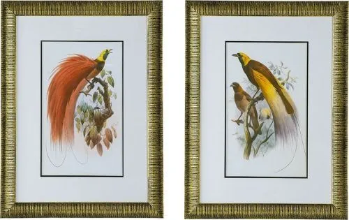 Панно Птицы, 2 предмета 60x3x80см