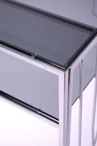 Консольный стол 1121-CS grey серебряный AllConsoles 100x35x80 фото 4