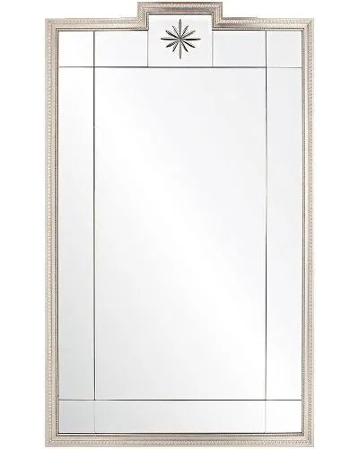Зеркало настенное в раме Комо silver, серебро 107x65х4 cм фото 2