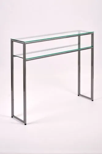 Консольный стол 1041-CS clear серебряный AllConsoles 100x35x80 фото 10