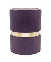Банкетка фиолетовый велюр BRASSY VIOLET 52*40*40 см