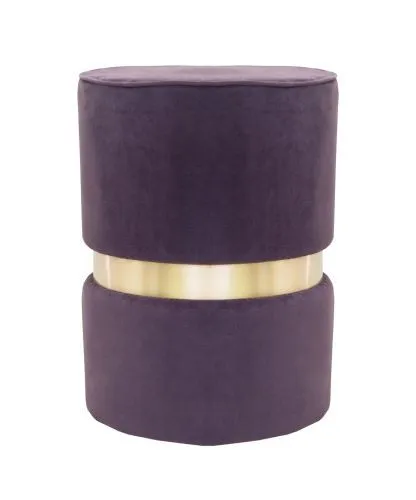 Банкетка фиолетовый велюр BRASSY VIOLET 52*40*40 см