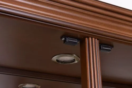 Витрина низкая 68 Nogal Claro IDC 120 × 38 × 140 см фото 13