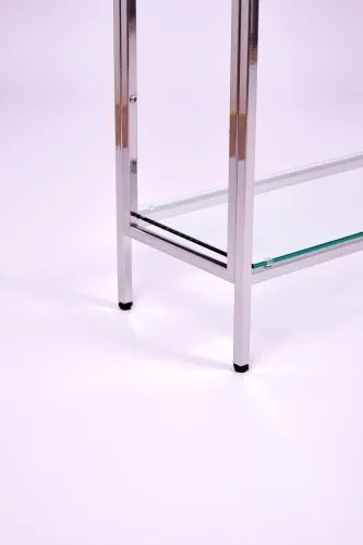 Консольный стол 1082-CS clear серебряный AllConsoles 100x25x80 фото 5