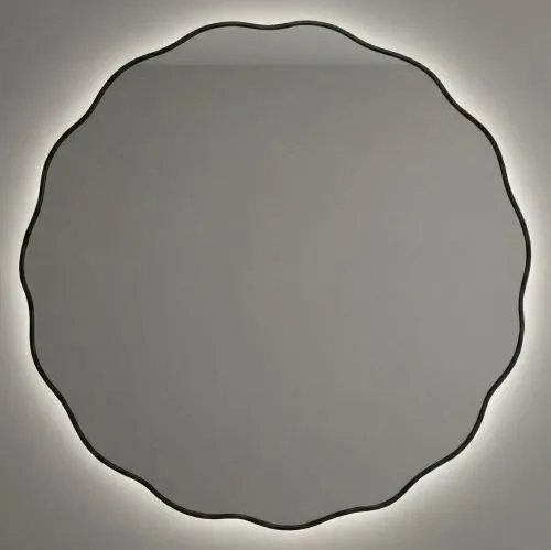 Fancy M LED Black Зеркало в раме с подсветкой