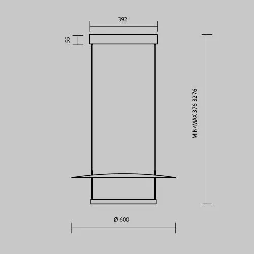 Подвесной светильник Maytoni MOD280PL-L30B3K1 фото 12