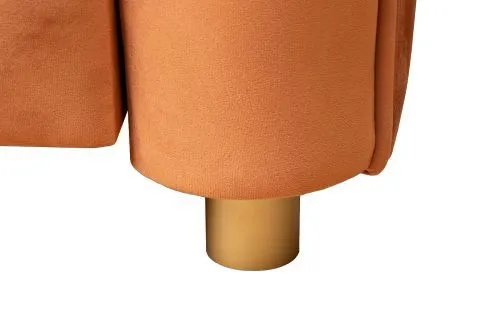 Диван Треви(Trevi) 230М(К) трехм раскл с кантом терракотовый Colt006 232*103*88см фото 2