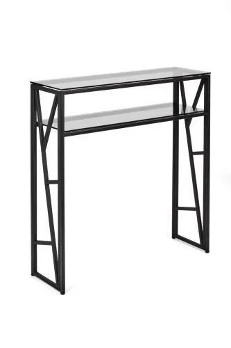 Консольный стол 1094-CB grey черный муар AllConsoles 80x25x80 фото 6