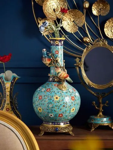 Ваза с птичками 24х24х46см фото 14