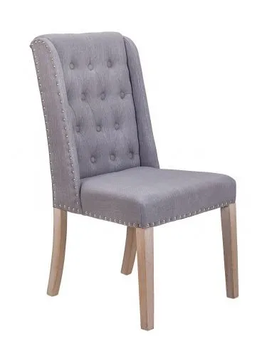 Обеденный стул мягкий Baldwin dark gray