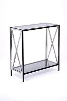 Консольный стол 1033-CB_S grey черный муар, серебряный AllConsoles 80x35x80