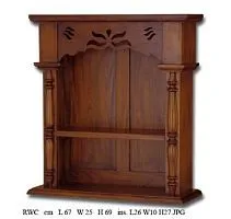 RWC-M Полка из массива, цвет орех 69*25*67 см