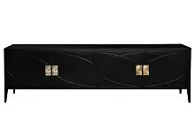 151SV-00005 Тумба под ТВ черная 200*60*40см