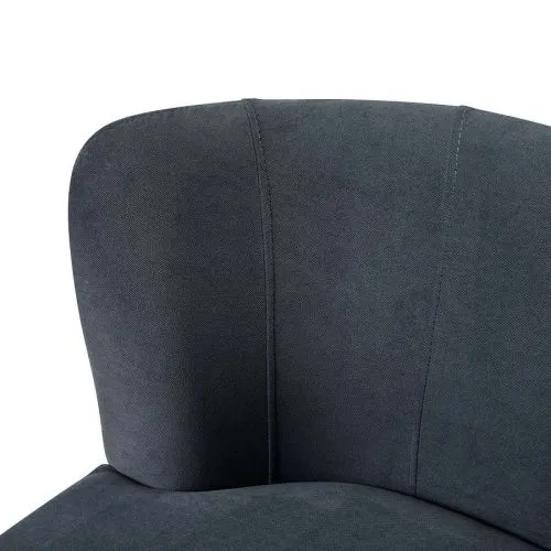 Диван в скандинавском стиле Diag grey 75*62*132 см фото 9