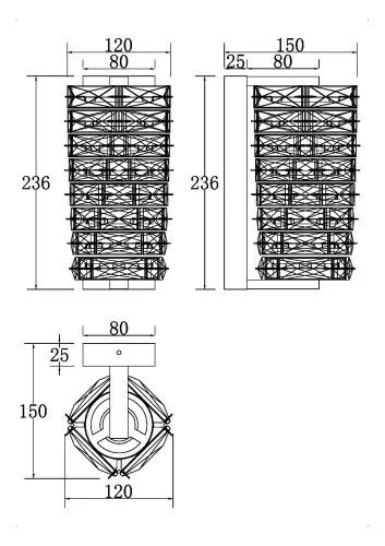 Настенный светильник (бра) Maytoni MOD124WL-L6CH3K фото 3