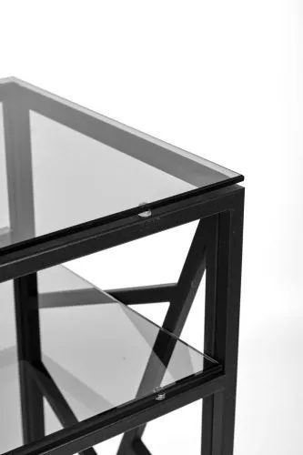 Консольный стол 1092-CB grey черный муар AllConsoles 100x25x80 фото 3