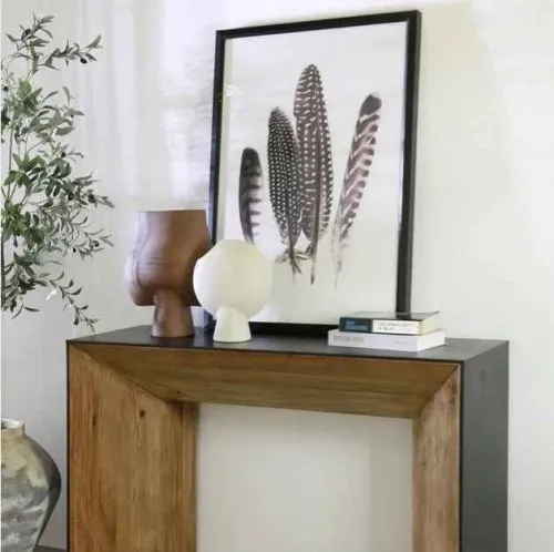 Консоль Wooden Vintage Loft в скандинавском стиле 80*40*120 см фото 5
