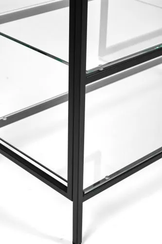 Консольный стол 1013-CB clear черный муар AllConsoles 80x35x80 фото 6