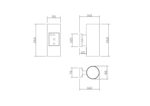 Уличный настенный светильник Outdoor O419WL-02W фото 3
