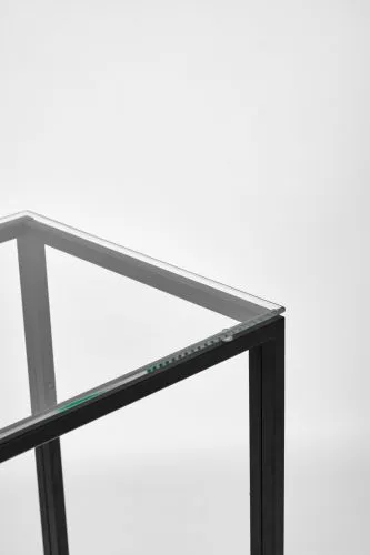 Консольный стол 1083-CB clear черный муар AllConsoles 80x35x80 фото 5