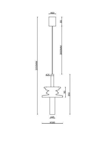 Подвесной светильник Maytoni MOD255PL-01B3 фото 11