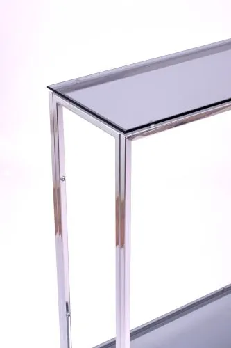 Консольный стол 1082-CS grey серебряный AllConsoles 100x25x80 фото 7