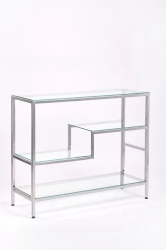 Консольный стол 1011-CS clear серебряный AllConsoles 100x35x80 фото 8